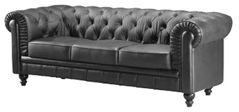 Aristocrat Black Sofa Zuo Modern Contemporary Sofa