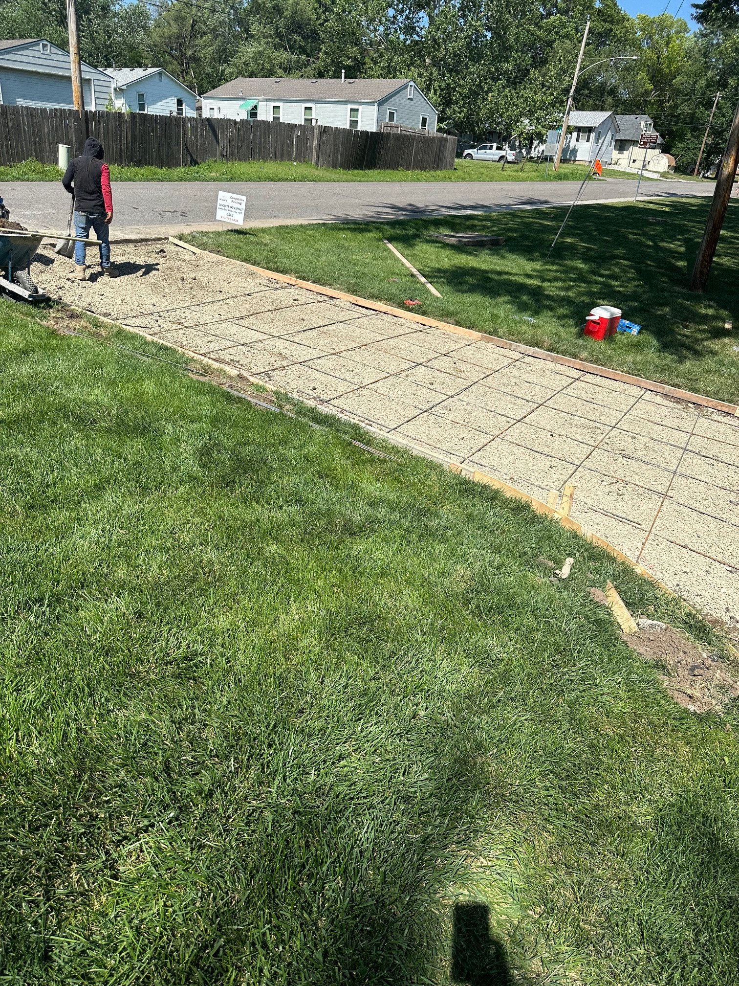 Large Concrete Driveway Project