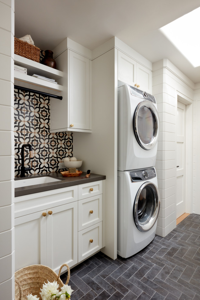 Rooted and Refined in Willow Glen - Transitional - Laundry Room - San ...