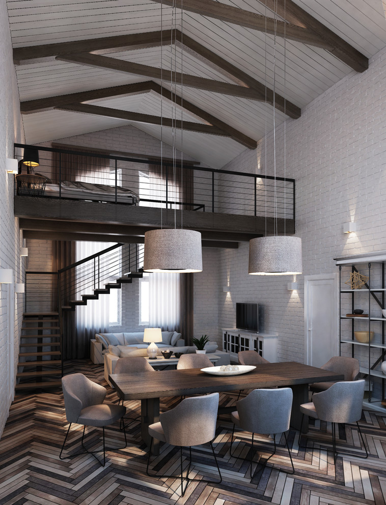 Проект интерьера одноэтажного дома