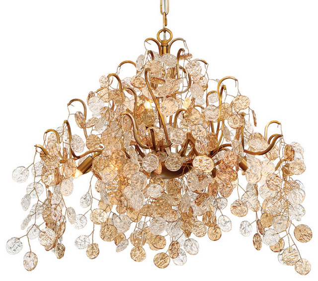 Eurofase Lighting 29060 Campobasso 11 Light 33"W Abstract - Gold