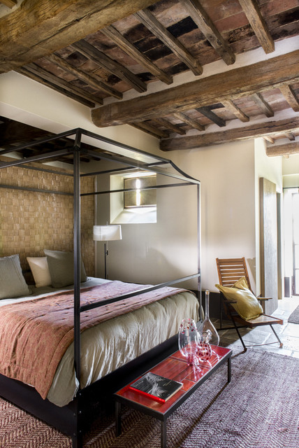 Toscane casa-de-campo-dormitorio