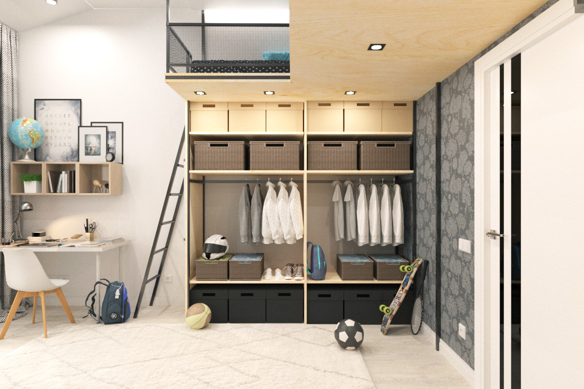 Визуализация дизайн-проекта 3-х комн. квартиры