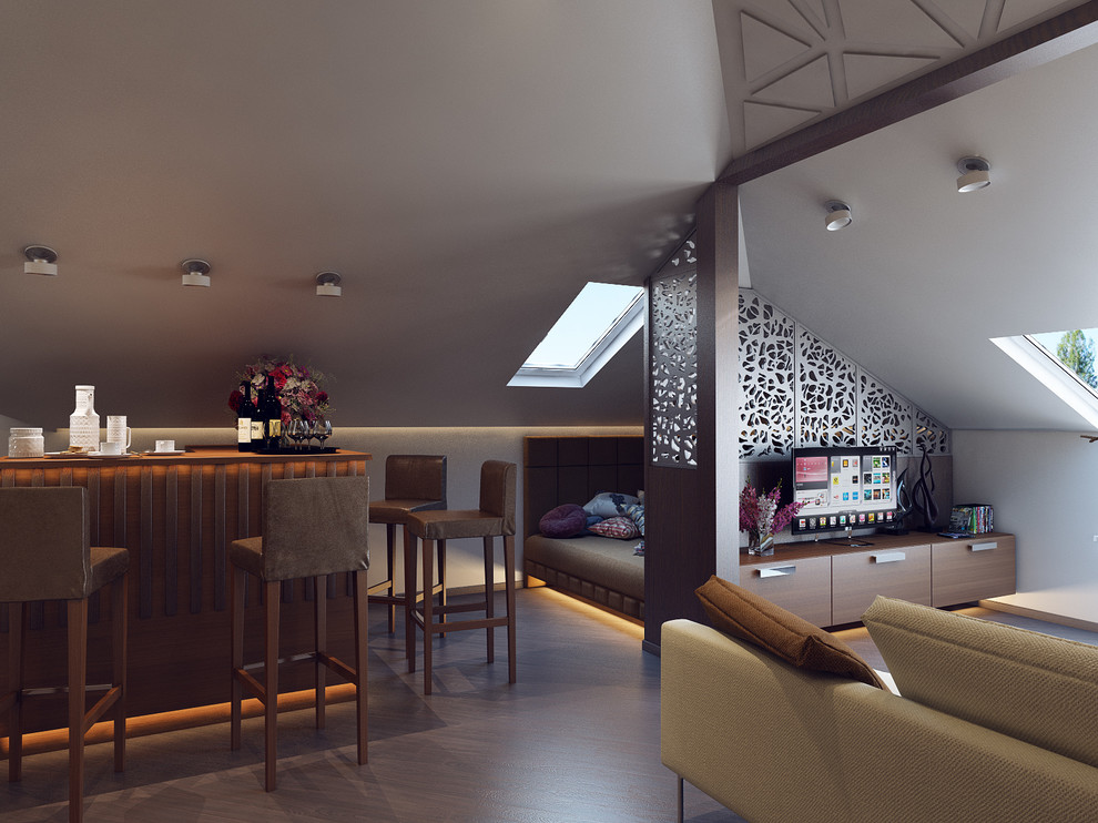 Мансарда в таунхаусе