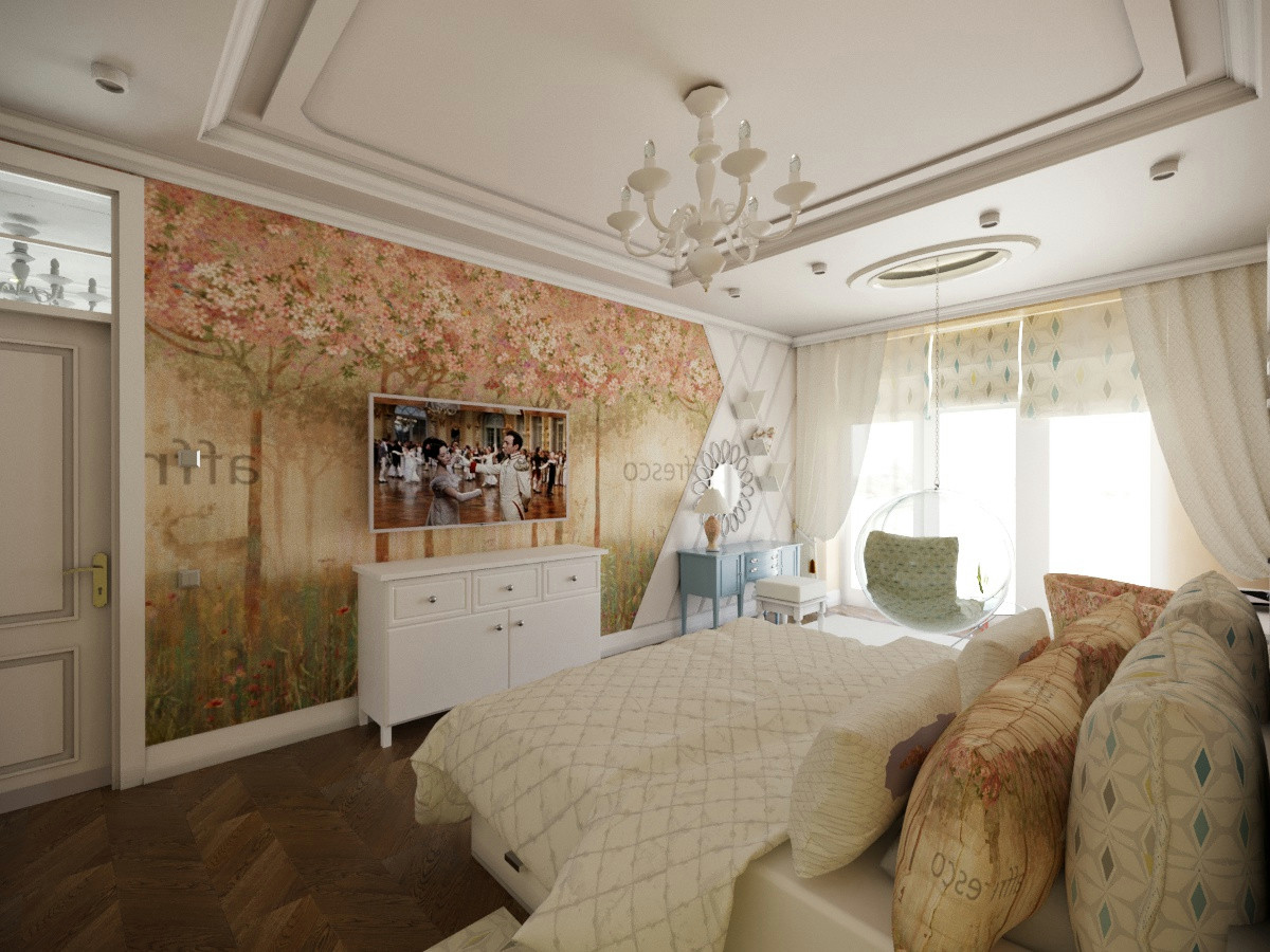 Неоклассика с нотками прованса.