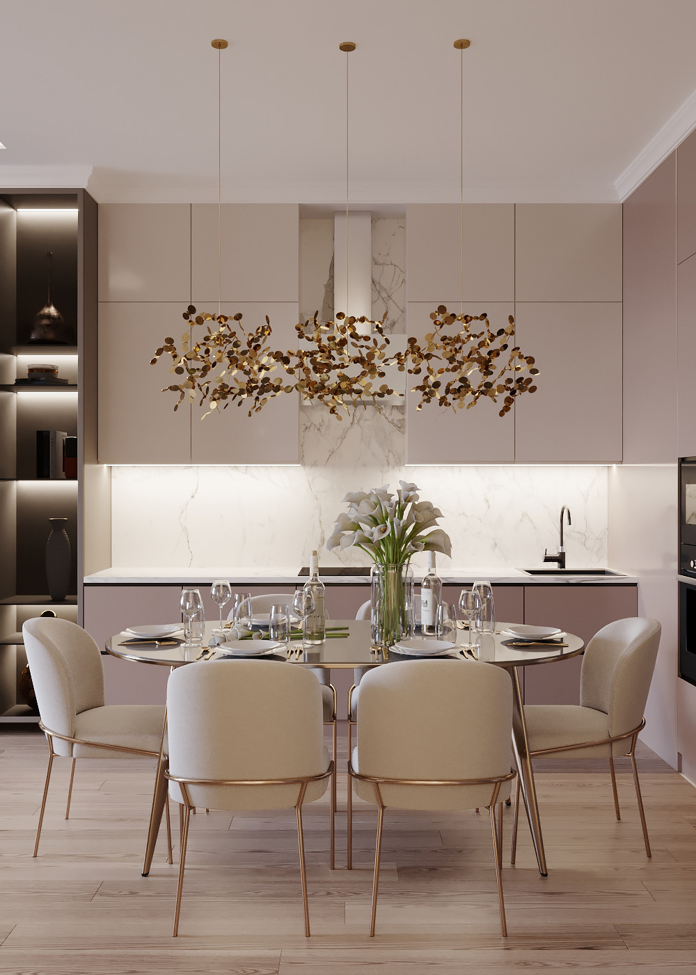 Ждановская 45. Кухня-гостиная