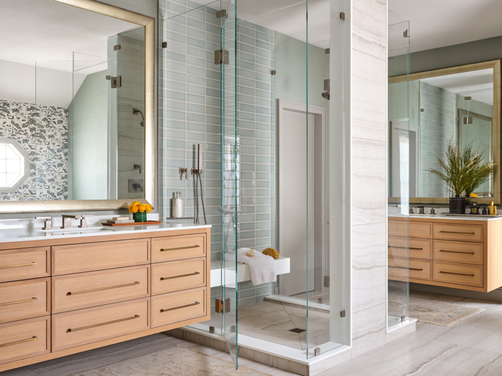 Greenbrier - Transitional - Bathroom - Dallas - by Opus Fine Millwork ...