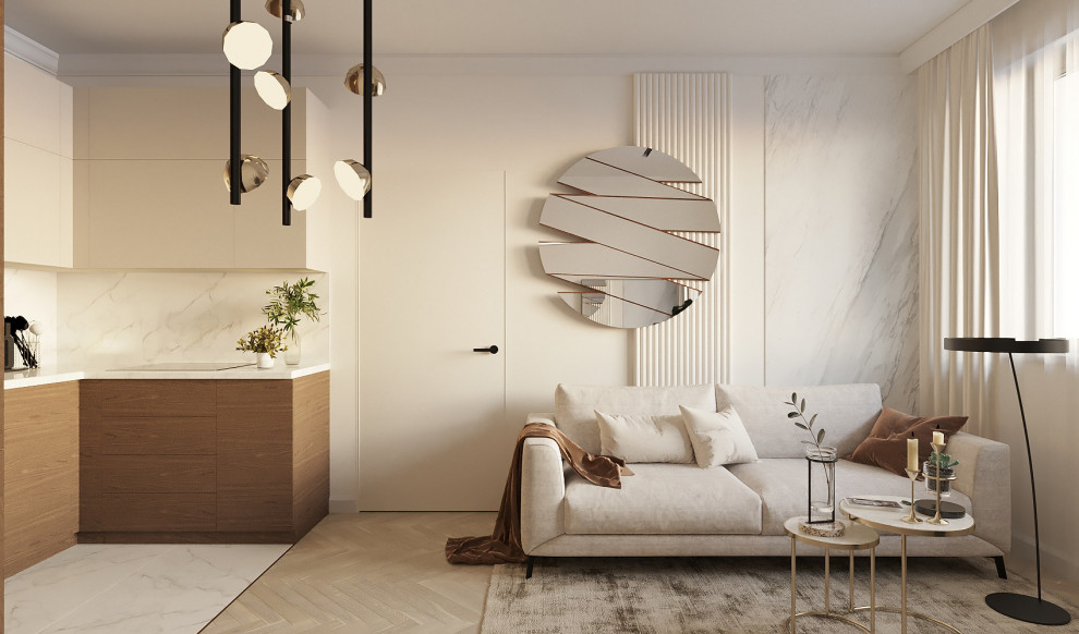 Кухня-гостиная в современном стиле