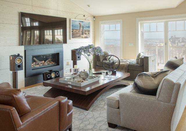 Transitional Living Room classique-chic-salon