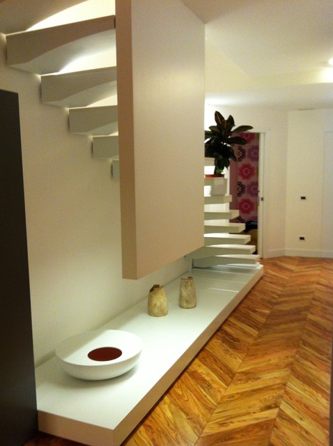 casa A contemporary-staircase