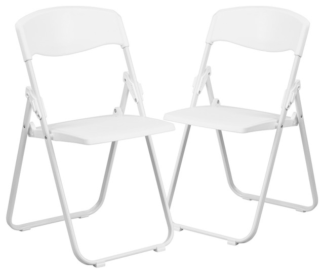 Black Plastic Folding Chair Modern Folding Chairs And Stools by Beyond Design & More Houzz