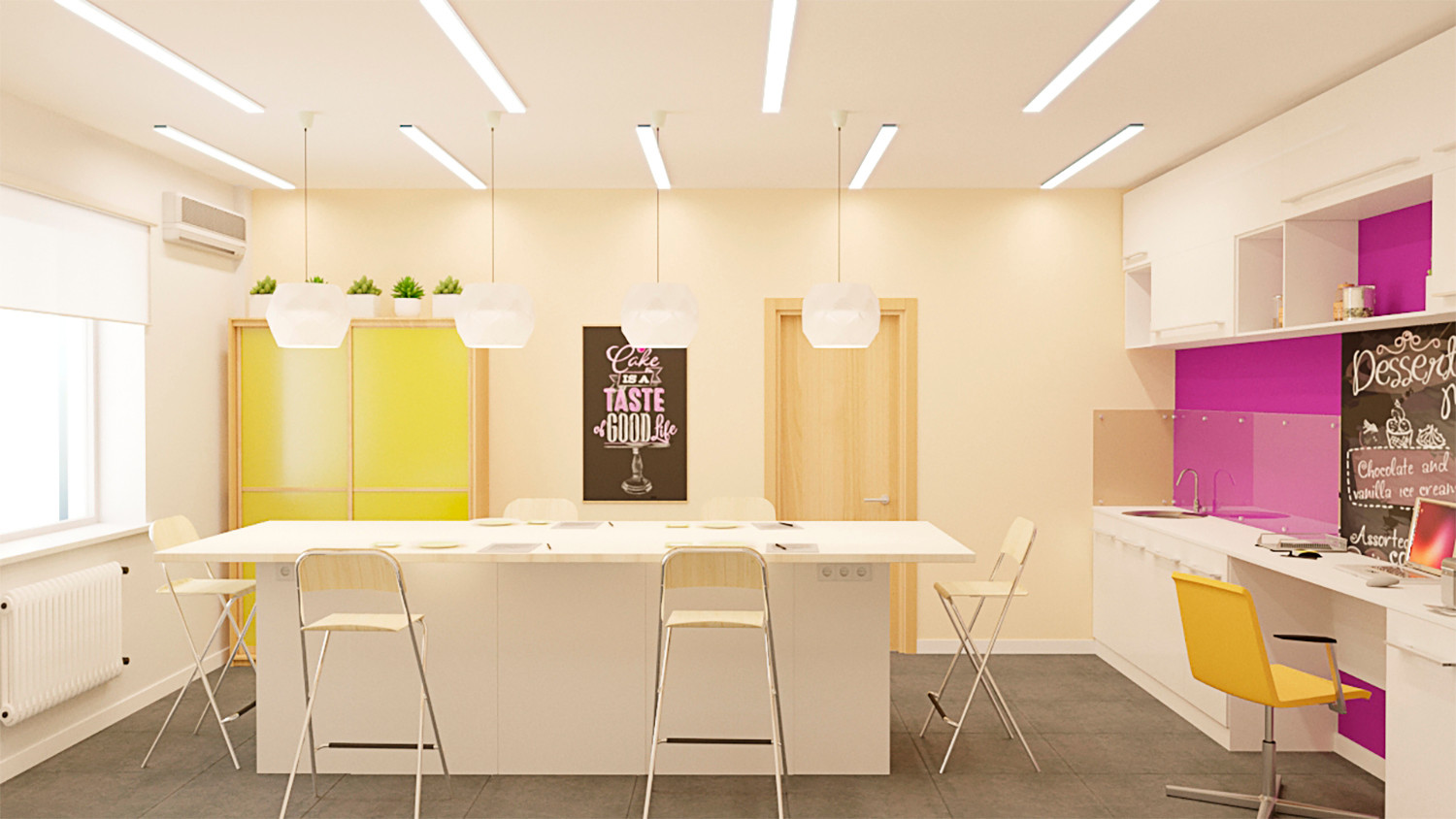 Интерьер кондитерской 9 Островов