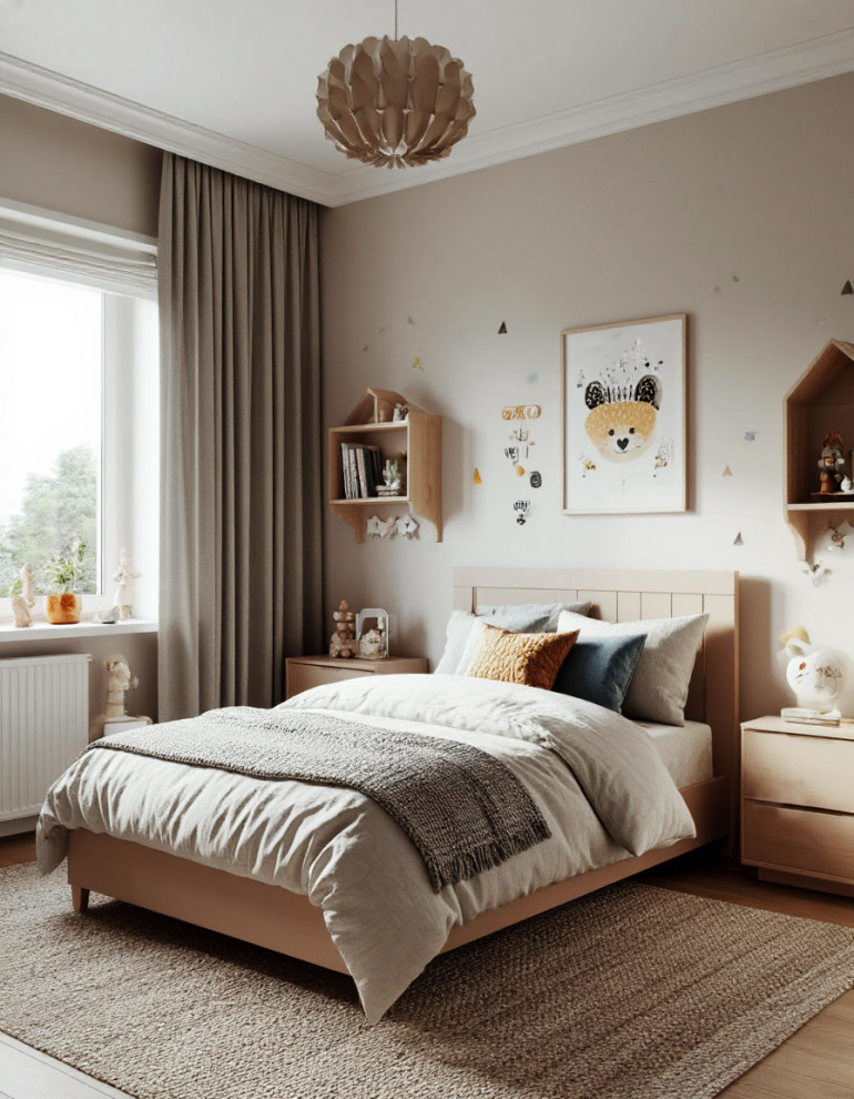 Визуализация детской комнаты в различных стилях