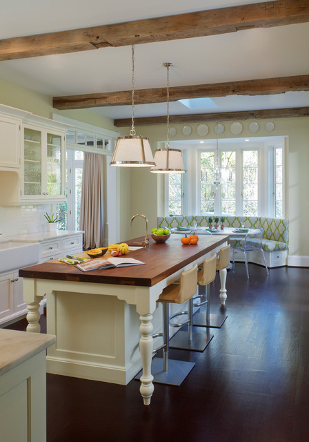 Fresh Modern Colonial - Traditional - Kitchen - DC Metro - by Barnes Vanze Architects, Inc.