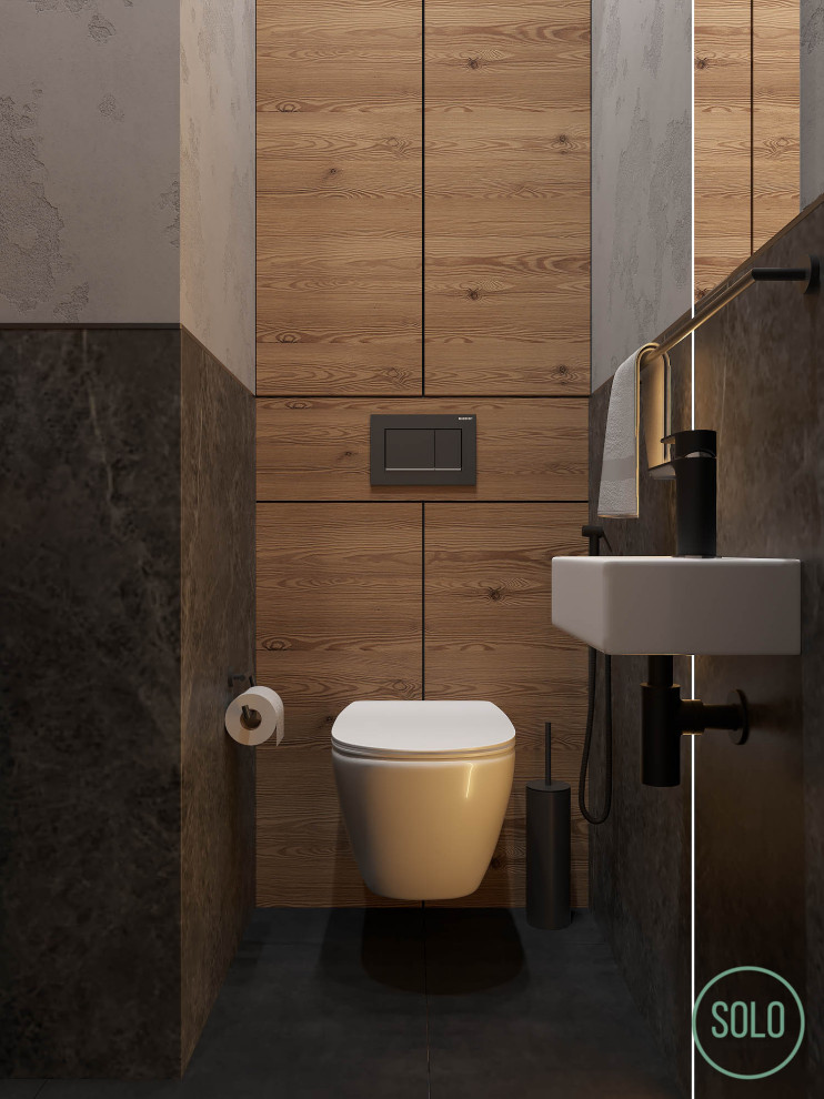 Лофт со спальней на втором уровне