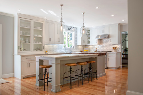 Kitchen suppliers feature a farmhouse kitchen with classic cabinetry and cozy, traditional charm