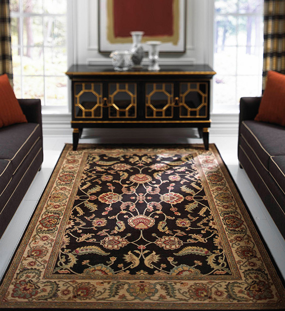 Karastan Ashara Agra Black Area Rug Traditional Rugs By Karastan Ashara Agra Black Area Rug Traditional Rugs By Arearugs