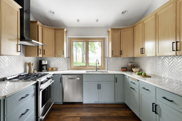 Morning Mantra Kitchen Remodel | Lakeville, MN | White Birch Design contemporary-kitchen