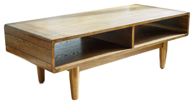 Haven Home Dexter Mid Century Coffee Table Deco Walnut Haven Home Dexter Mid Century Coffee Table Deco Walnut