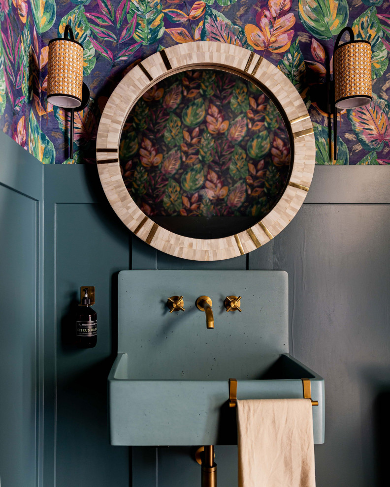 Crawl space to Colorful Retreat - Eclectic - Powder Room - Other - by ...