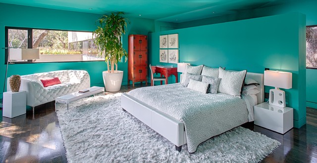 Contemporary Bedroom trendy-sovevaerelse