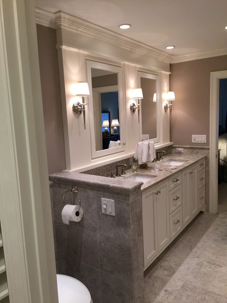 Williamsburg Grey Marble Bath