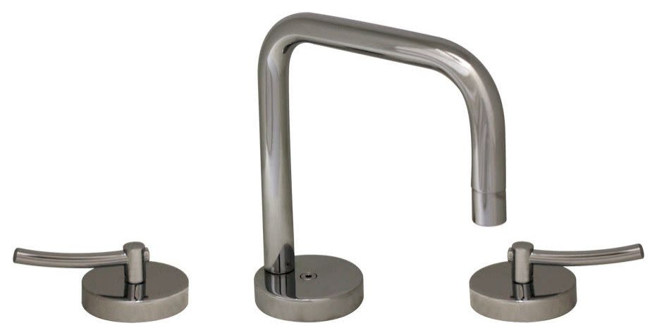Whitehaus WH81214L Metrohaus 1.2 GPM Widespread Bathroom Faucet - Polished