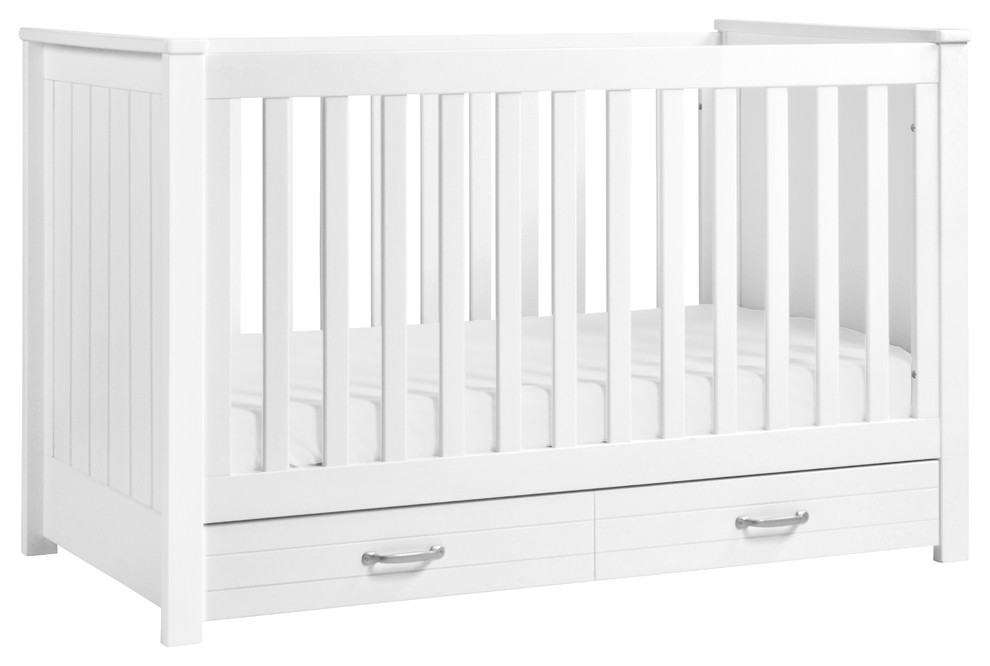Asher 3in1 Convertible Crib With Toddler Bed Conversion Kit