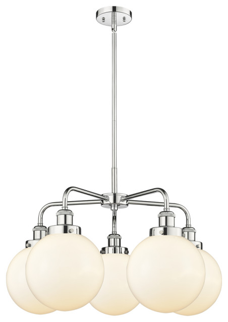 Innovations Beacon 5 26" Chandelier Polished Chrome