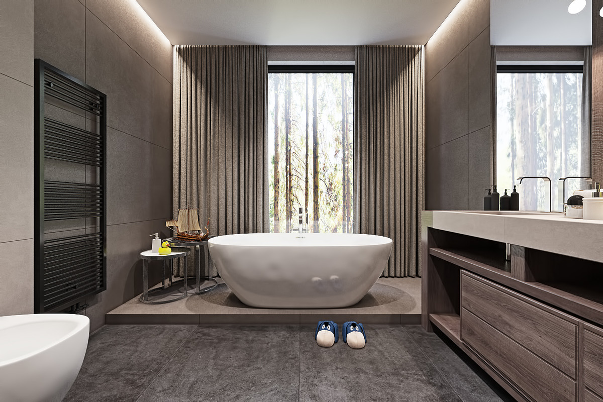 Интерьер загородного  дома