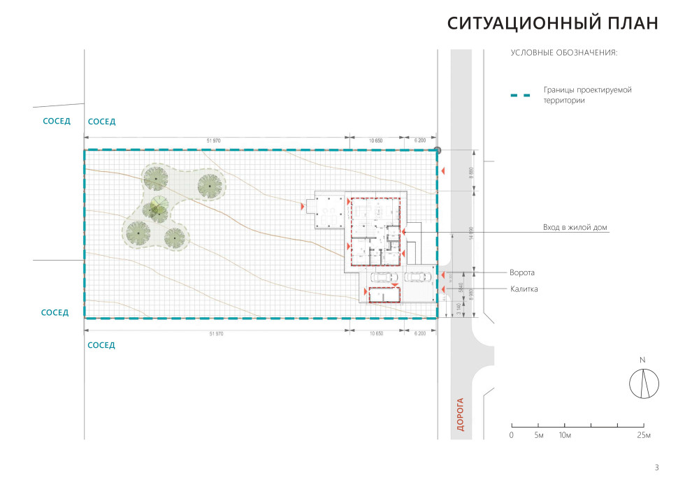 Проект частного сада Комарово