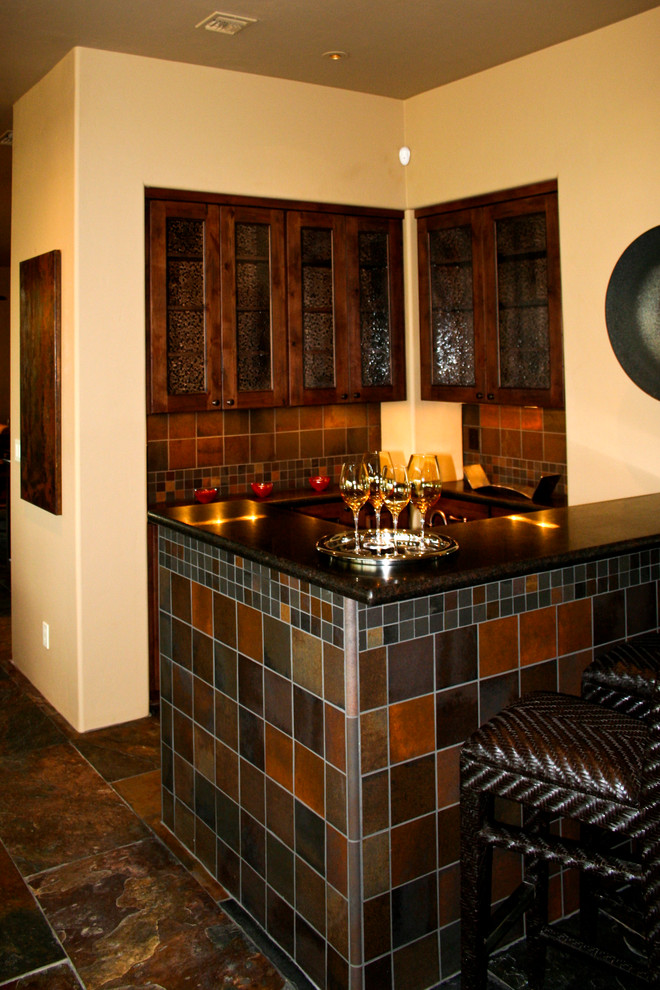 Inspiration for a transitional home design remodel in Phoenix