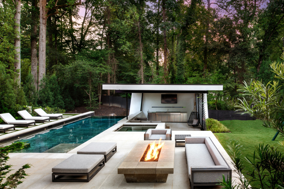Custom Home 6 - Contemporary - Pool - Atlanta - by Svendesign Studio ...