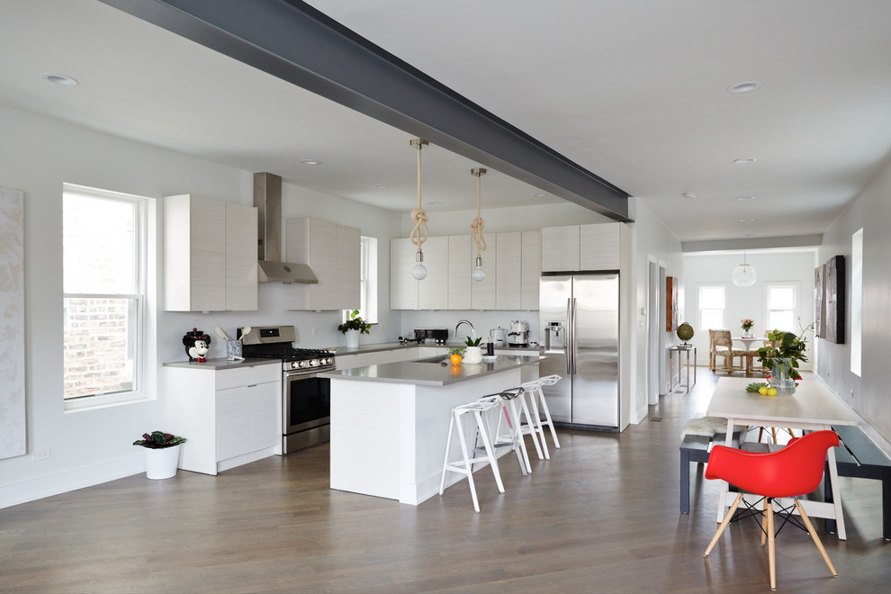 Kitchen - transitional kitchen idea in Chicago