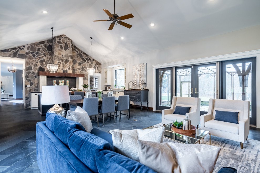 Caledon Modern Farmhouse Kitchen Toronto by Lori Pedersen Home