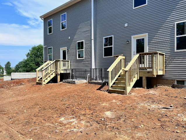 Craftsman Deck Stairs