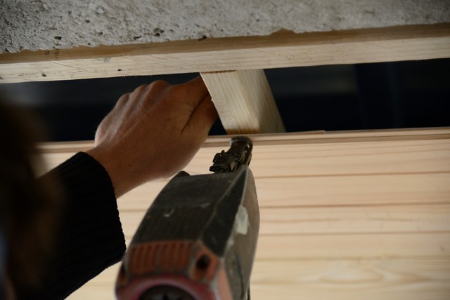 DIY curved ceiling eclectic