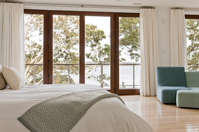 Cotuit Bay Residence contemporaneo-camera-da-letto