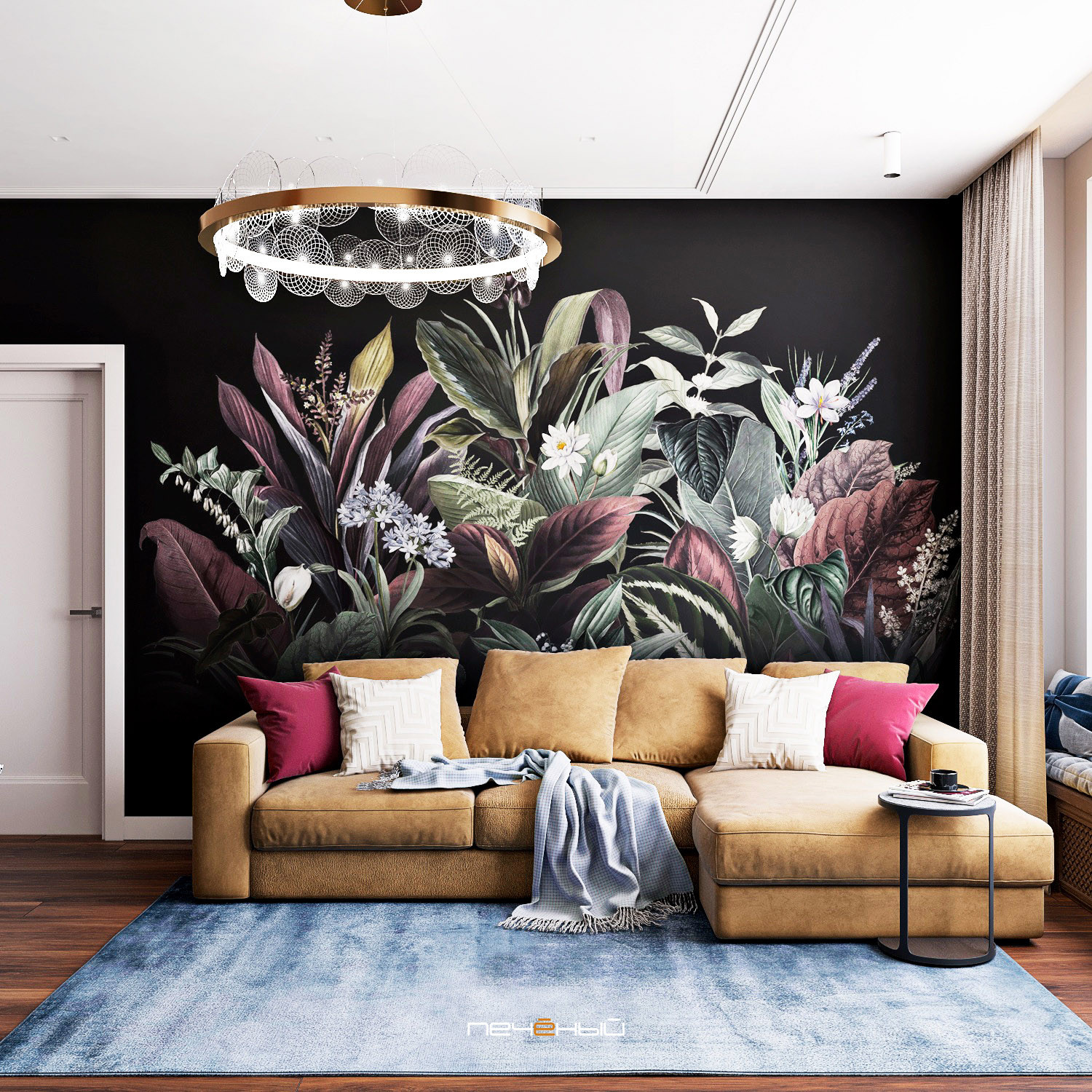 Просторная евротрёшка площадью 86 квадратных метров