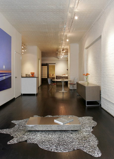 Z-loft industriell-vardagsrum