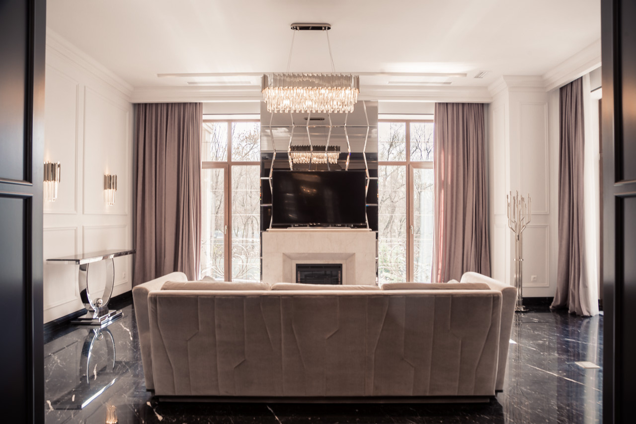 Коттедж. Современный Ар деко