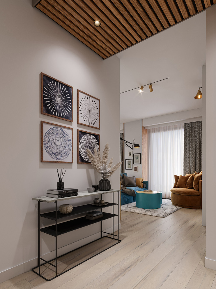 Квартира с зелеными акцентами