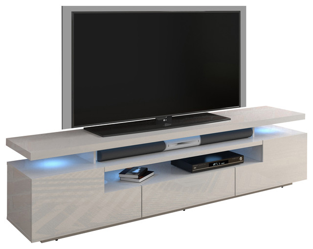 Eva 79 Modern High Gloss Tv Stand With 16 Color Leds Contemporary Eva 79 Modern High Gloss Tv Stand With 16 Color Leds Contemporary Entertainment Centers And Stands By Meble Furniture Rugs