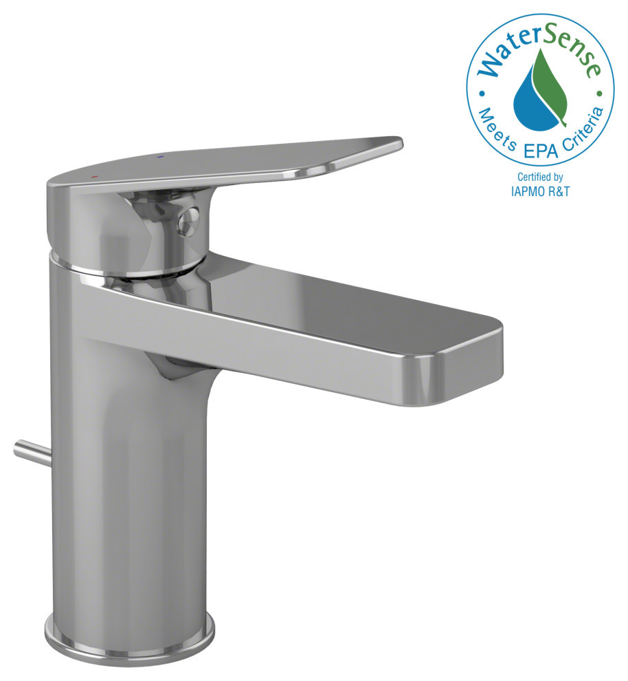 Toto Oberon S 1-Handle 1.2 GPM Bathroom Sink Faucet Polished Chrome