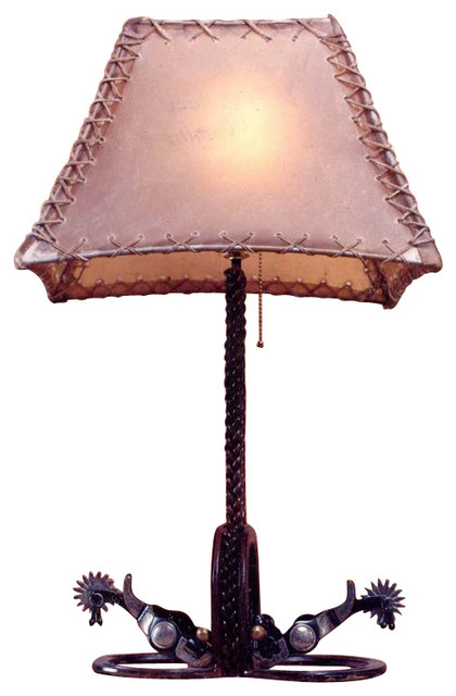 Spur Floor Lamp - Southwestern - Floor Lamps - by Frontier Ironworks Inc.