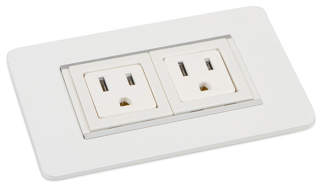 Rectangular 2 Power Grommet - Contemporary - Switches And Outlets - by ...