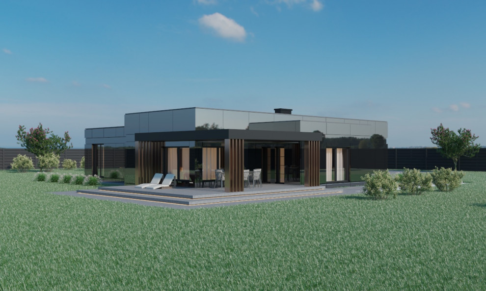 Проект одноэтажного дома №9