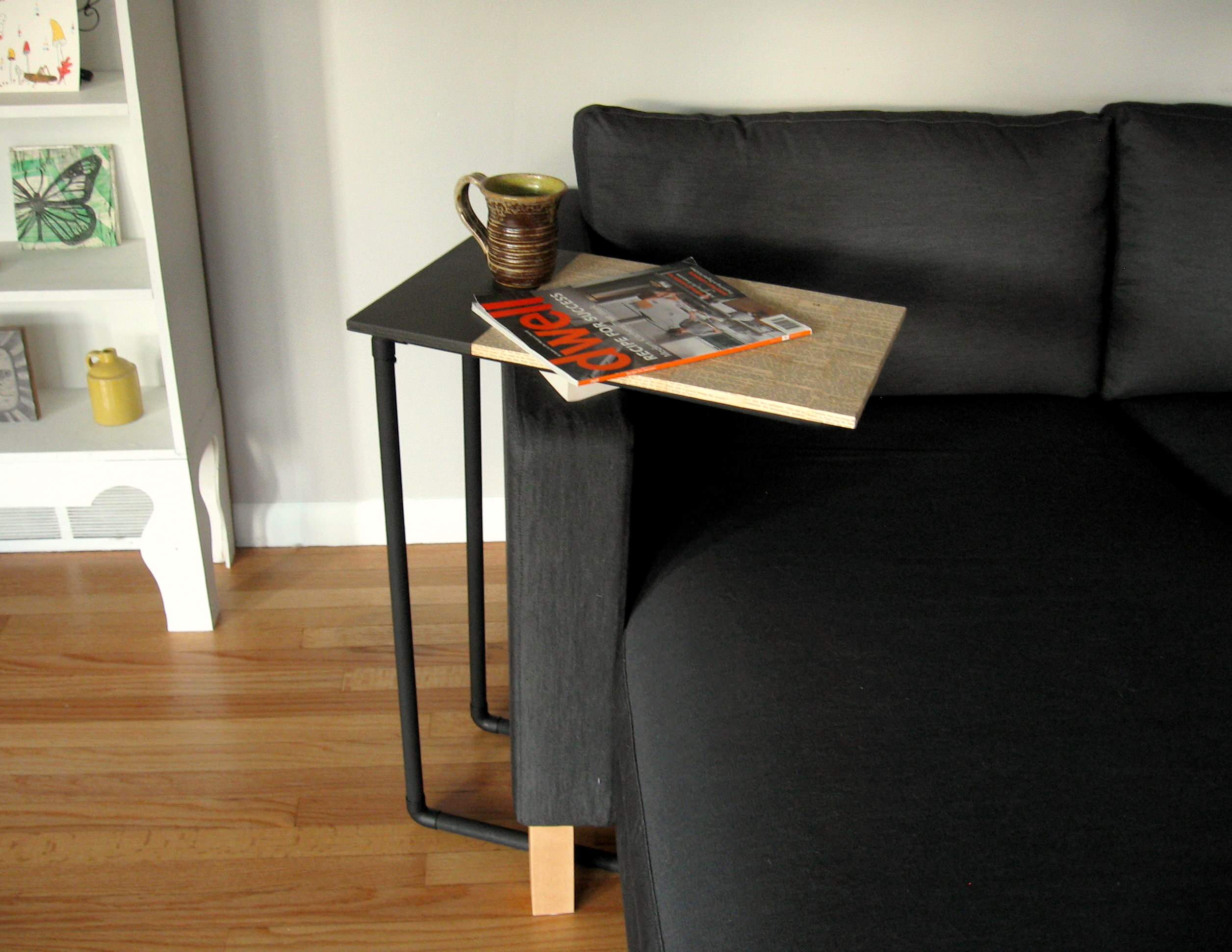 Weekend Project DIY Side Table With a Novel Twist