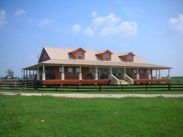 Jay Baker Custom Home  Katy Texas  Farmhouse  Exterior 