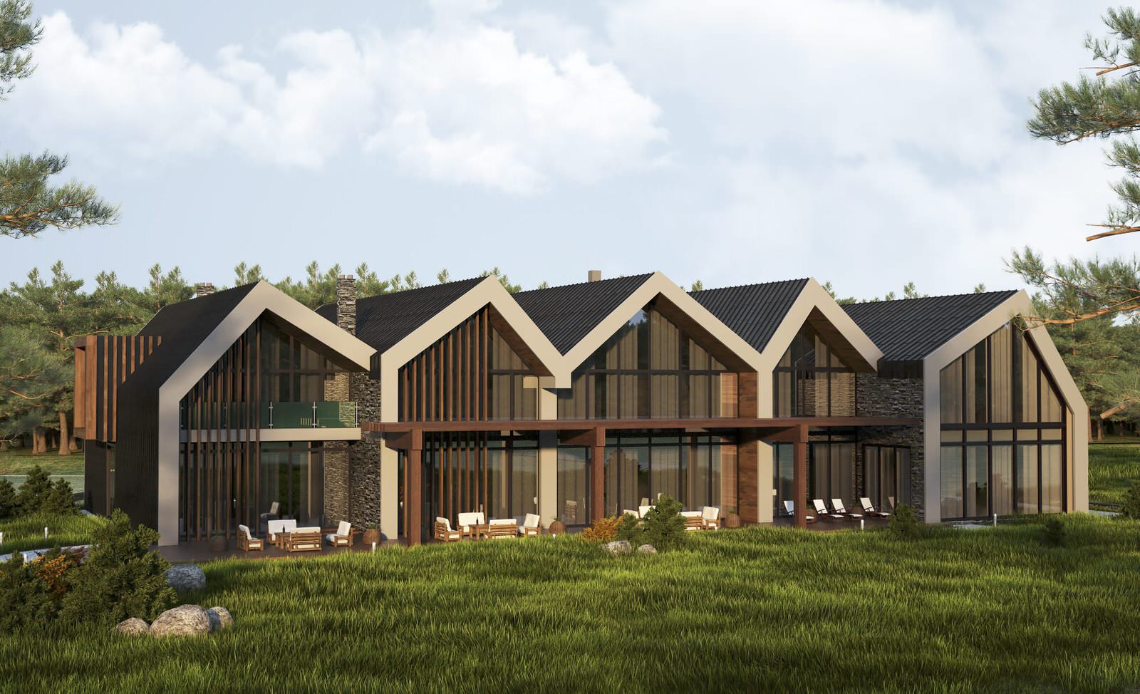 2016 г. Остекление REYNAERS на  Рублево-Успенском шоссе.